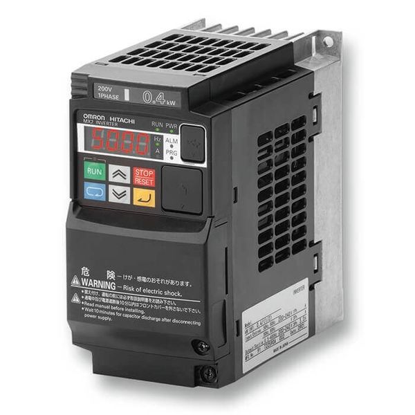 MX inverter drive, 0.2/0.4 kW (HD/ND), 1.6/1.9 A (HD/ND), 200 VAC, 1~ 3G3M9314G image 4