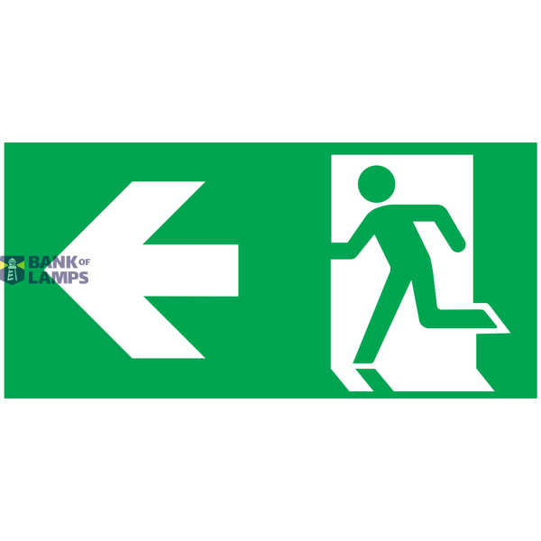 Pictogram "man left"  123x123 image 1