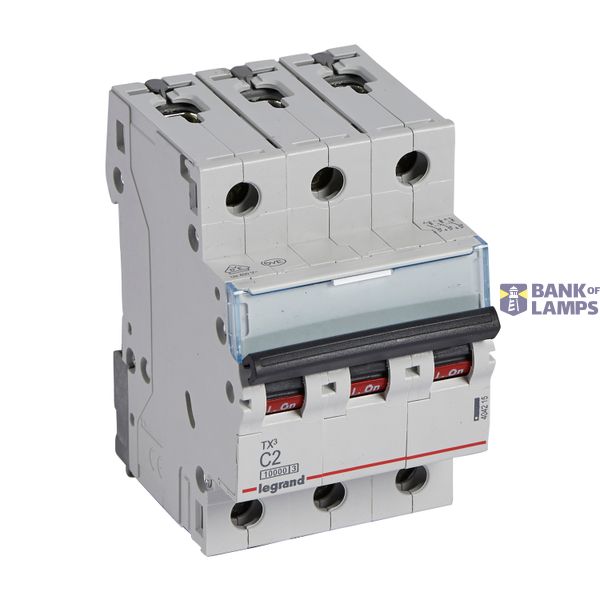 MCB TX³ 10000 - 3P - 400 V~ - 2 A - C curve image 2