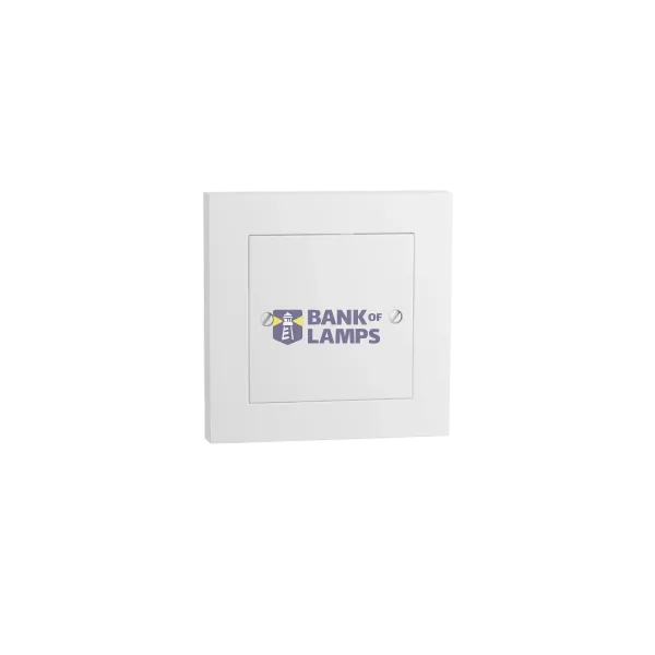 COVER FOR WALLBOX WITH SCREW 1X WHITE 18-PACK image 1