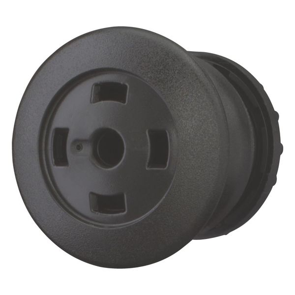 M22S-DRP-S-X Mushroom actuator, RMQ-Titan, Mushroom, maintained, Mushroom black, Without button plate, Bezel: black image 4