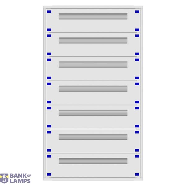 Distribution board insert KVN 60mm, 3-28K, 7-rows image 1