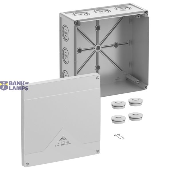 Junction box, Type of protection IP66/IP67/IP69, max. 35², IK09, Protection class II, Ui 1000V AC, Ui 1000V DC, DLG, DNV, VDE, Halogen free image 1