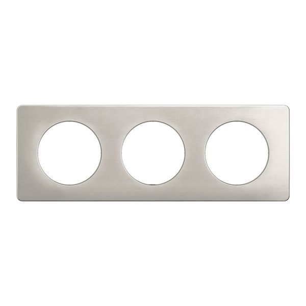 PLATE 3 GANG SATIN ALUMINIUM image 6