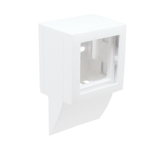 Q45 LATERAL ADAPTER F/32X16 TRUNKING WHITE image 1