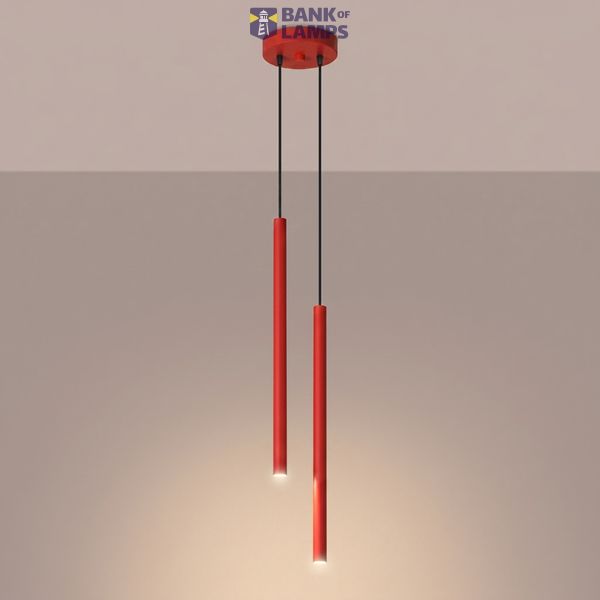 Pendant lamp PASTELO 2 red image 9