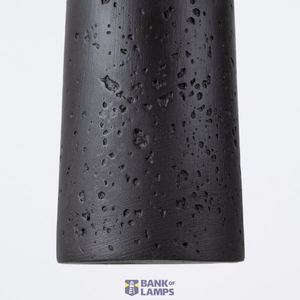 Pendant lamp ELECTRA black concrete image 14