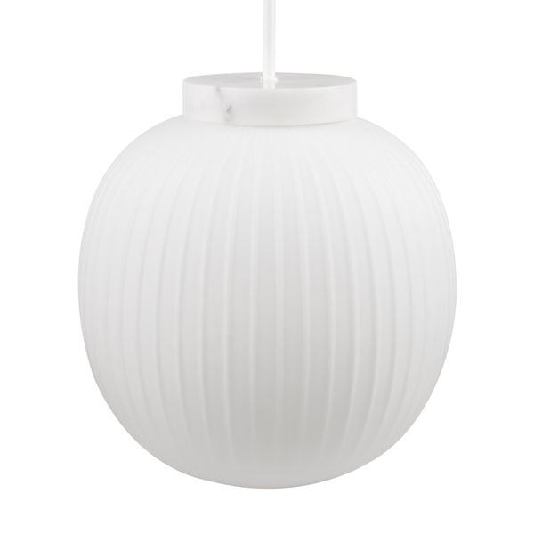 DECOR GLASS LANTERN MARBLE PEND E27OSRAM image 1