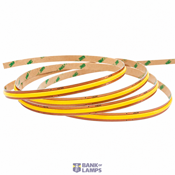 COB LED Strip Free Cut 10W/m 24V IP68 2700K 550Lm/m 10mx8mm CRI95 image 1