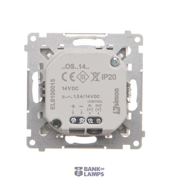 SOON ON SALE, SC/APC double fiber optic sockets - SC/APC single fiber optic socket, (module), Simon 24, IP20, cashmere image 2