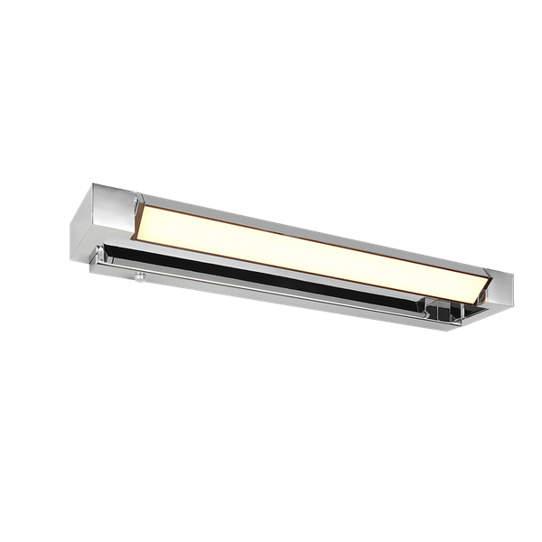 Fabrizio LED wall lamp 50 cm chrome image 1