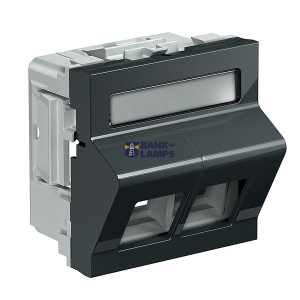 MONTAGEFRAME 2XAMP 110 GEHOEKT ANTRACIET image 1