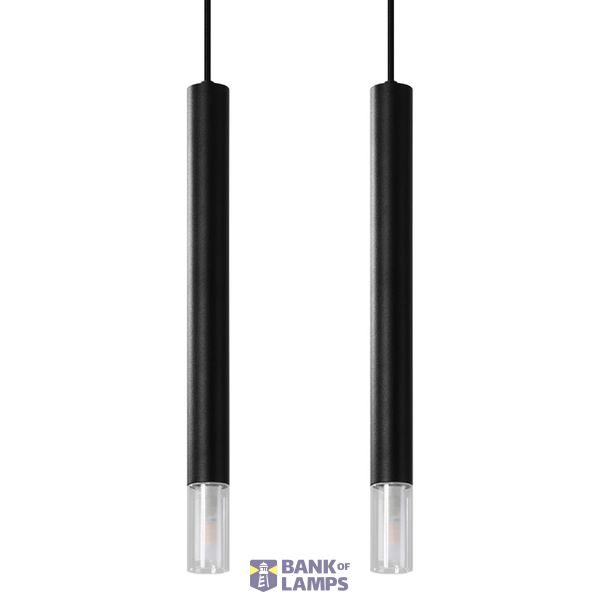 HANGING LAMP WEZYR 2 BLACK G9 2X40W IP20 image 3