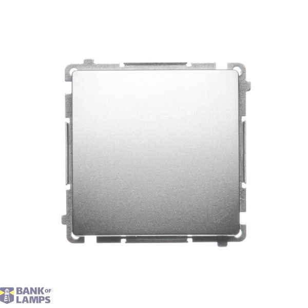 Bell Button, (module), 10AX, quick connection, satin, metallized image 1
