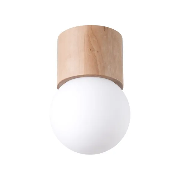 BOOMO 8 CEILING LAMP NATURAL WOOD G9 1X8W IP20 image 1