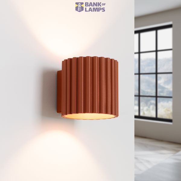 Wall lamp AURA red ochra G9 image 3