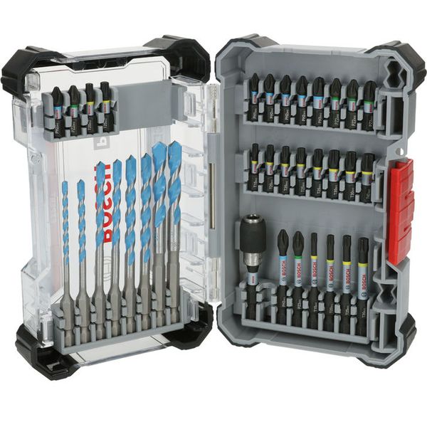 PRO Impact Screwdriving and Multiconstruction Drilling Mixed Set, 35 pcs image 1
