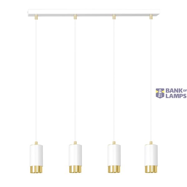 FUMIKO 4 WH/GOLD image 1