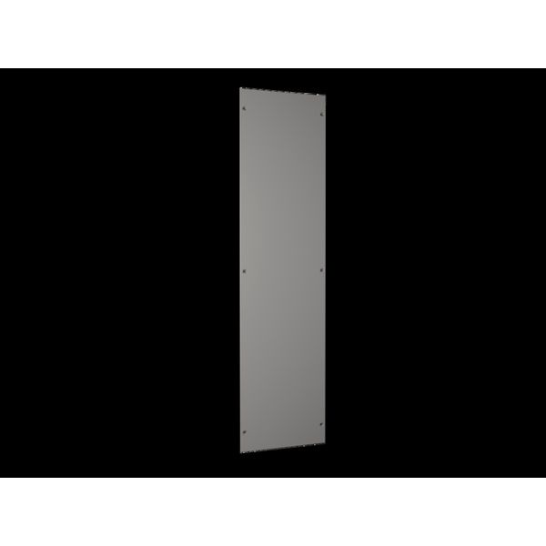 VX Side panel, screw-fastened, for HD: 2000x600 mm, stainless steel image 2
