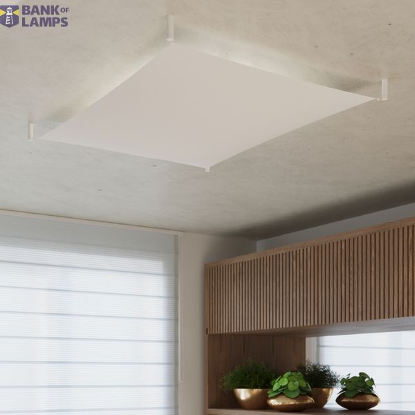 CEILING LAMP LUNA 2 WHITE G13 4X9W IP20 image 5