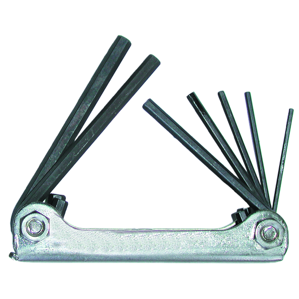 Hexagon socket wrench set 2.5t/m8 DIN 911 6-piece pocket knife model image 2