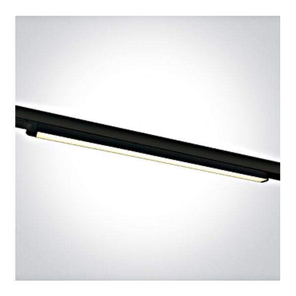 65025T/B/V BLACK 25W CCTV LINEAR TRACK LIGHT 100-240V image 1