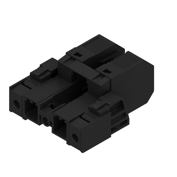 PCB plug-in connector, male plug, 7.62 mm, Number of poles: 2, 180°, PUSH IN without actuator, Tension-clamp connection, Clamping range, max. : 10 mm², Box image 3