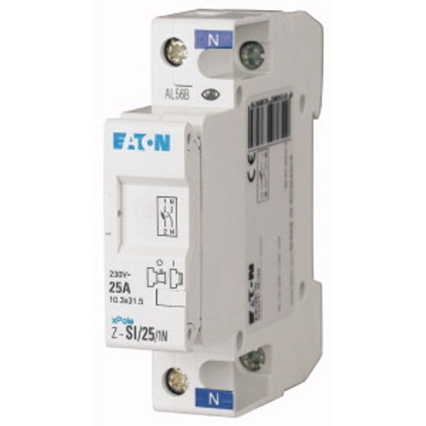 Z-SI/32/1N Insurance major. link (empty) 1+N, 32A (10.3x38) image 2