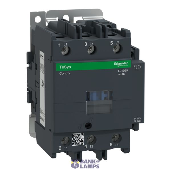 Power contactor 95A 1Z+1V 42V 50HZ LC1D95D5 image 1