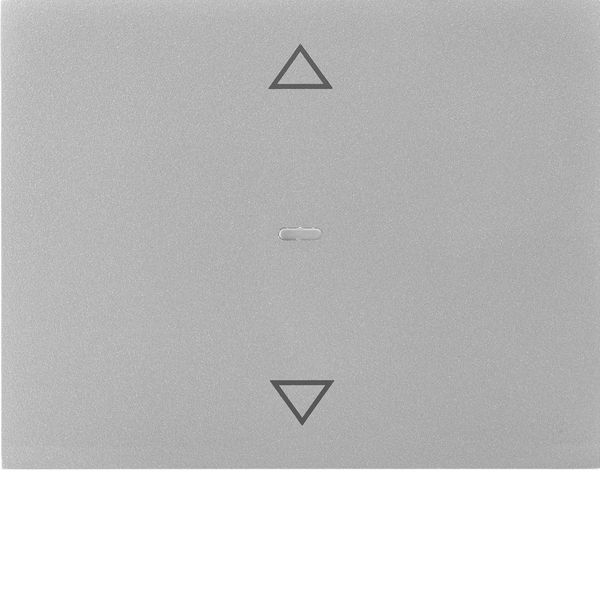 Cover arrow f. 1gang f. push-button m, clearlens, K.5, stainl. steel m image 2