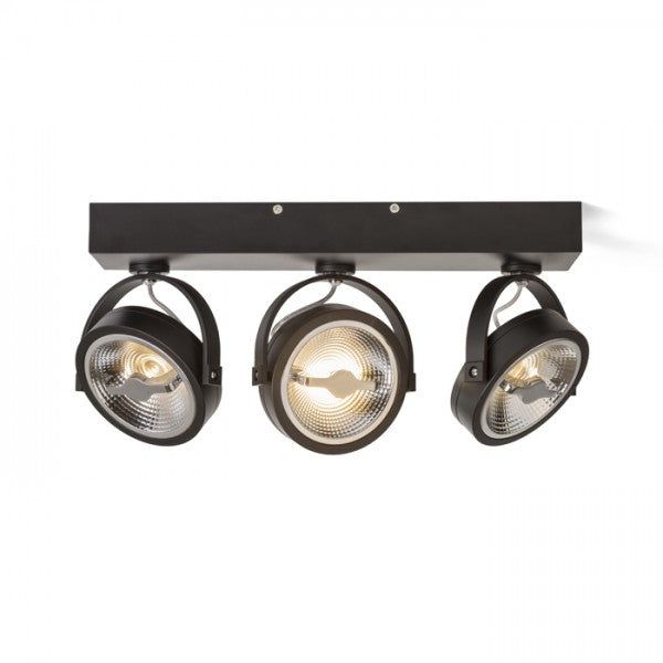 KELLY LED III wall black 230V LED 3x12W 24° 3000K image 1