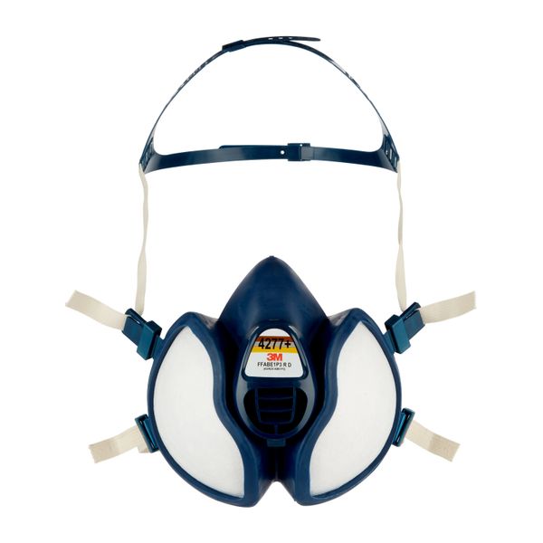 3M™ Maintenance Free Reusable Respirator Half Mask, FFABE1P3 R D Filte image 9
