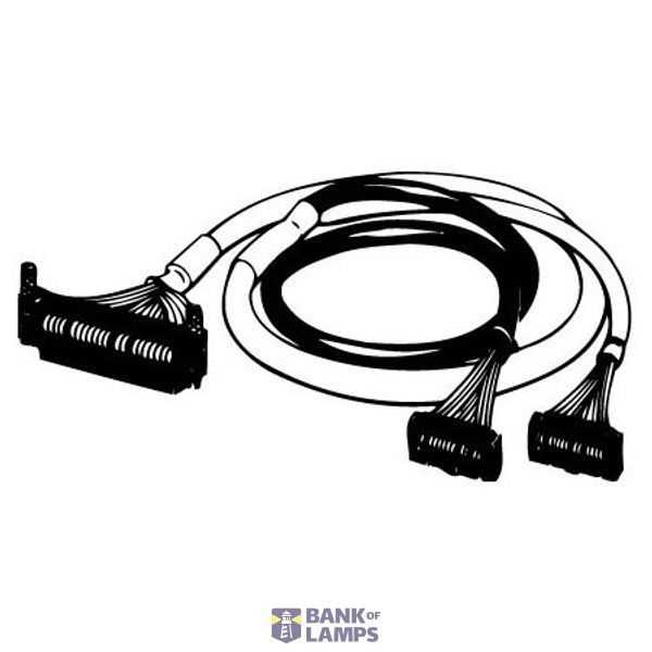 XW2Z0125M I/O connection cable, FCN40 to 2 x MIL20, 1.5 m XW2Z0125M image 1