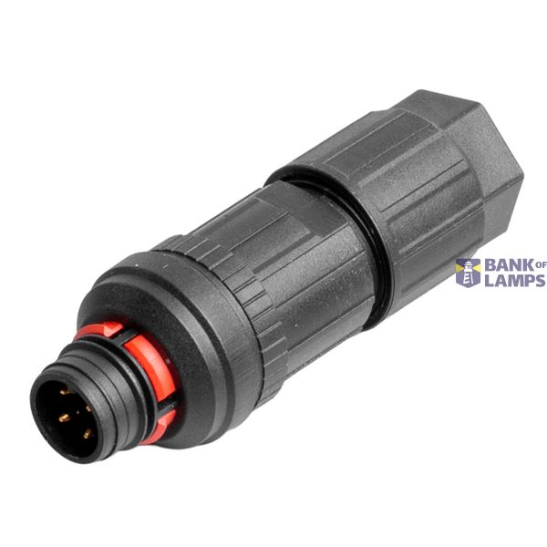 Round plug (field customisable), M12 Push-Pull, A-coded, PUSH IN, Numb image 1