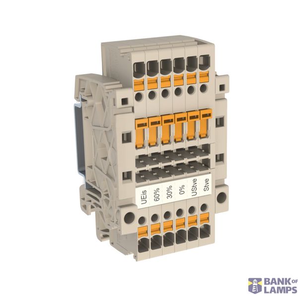 Test-disconnect terminal, PUSH IN, dark beige, 2.5 mm², 16 A, 400 V, N image 1