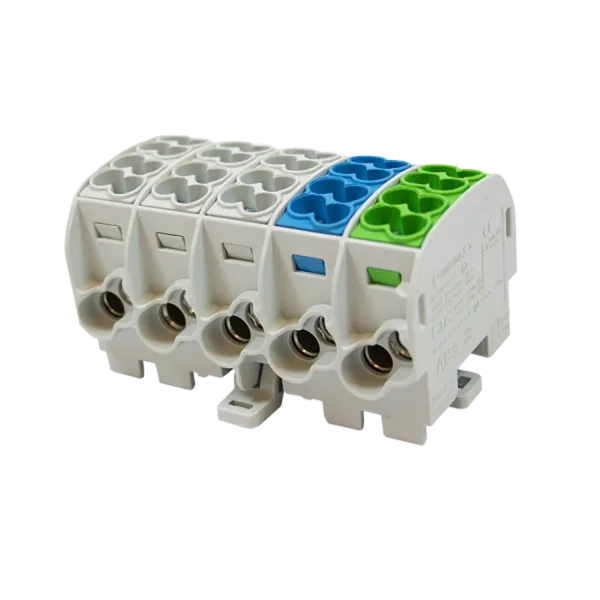 SCB 25-5X Branch distribution block Al/Cu 80150 SIMBLOCK grey/blue/green image 1