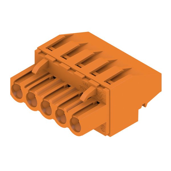 PCB plug-in connector, female plug, 5.00 mm, Number of poles: 5, 270°, Clamping yoke connection, Clamping range, max. : 4 mm², Box image 2
