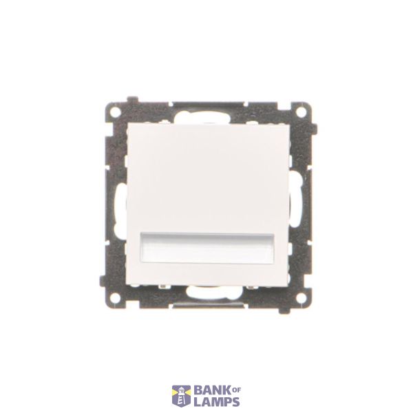LED luminaire, 230V, white matt image 1
