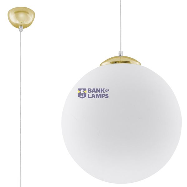HANGING LAMP UGO 40 GOLD E27 1X60W IP20 image 2