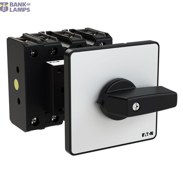 P3 Main switch, 80 A,Rear mounting, 4 pole, Form Z, Black, Door coupli image 6