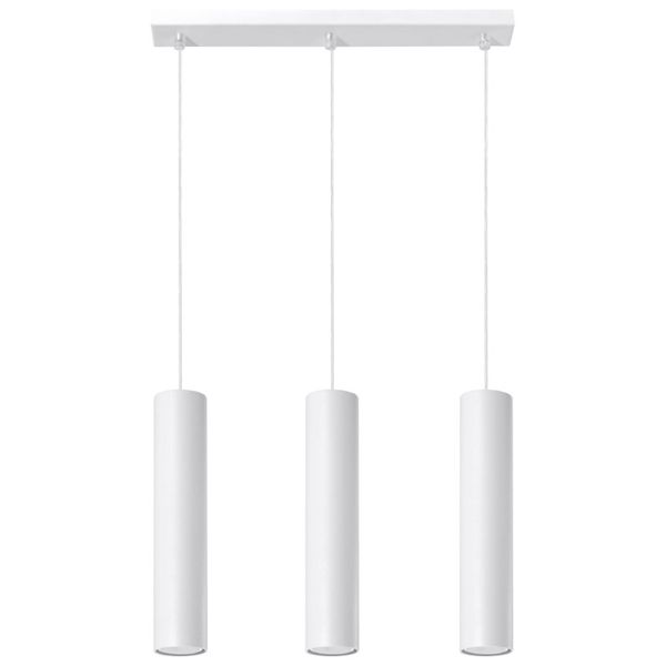 HANGING LAMP LAGOS 3L WHITE GU10 3X40W IP20 image 1