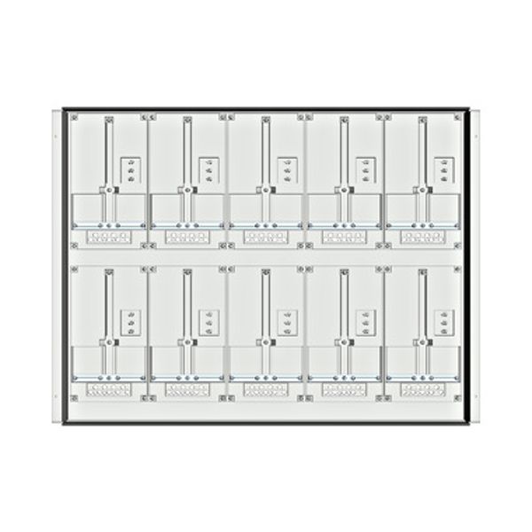 Meter box insert 2-rows, 10 meter boards / 18 Modul heights image 1