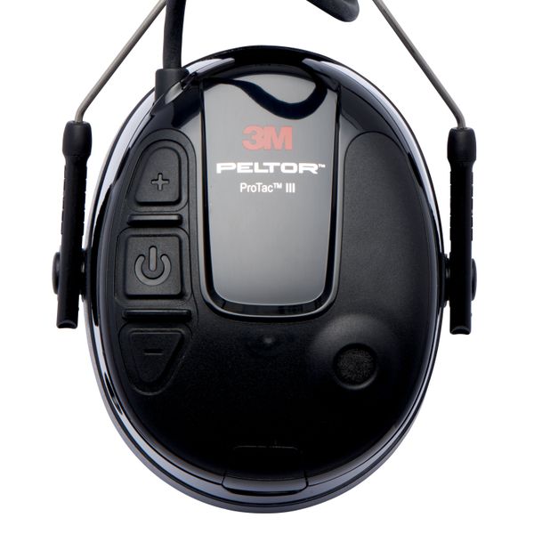 3M™ PELTOR™ ProTac™ III Headset, 32 dB, Black, Headband, MT13H221A image 10