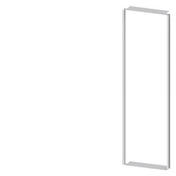Cover frame for recessed stay installation H1800 W500 mm sheet steel image 1