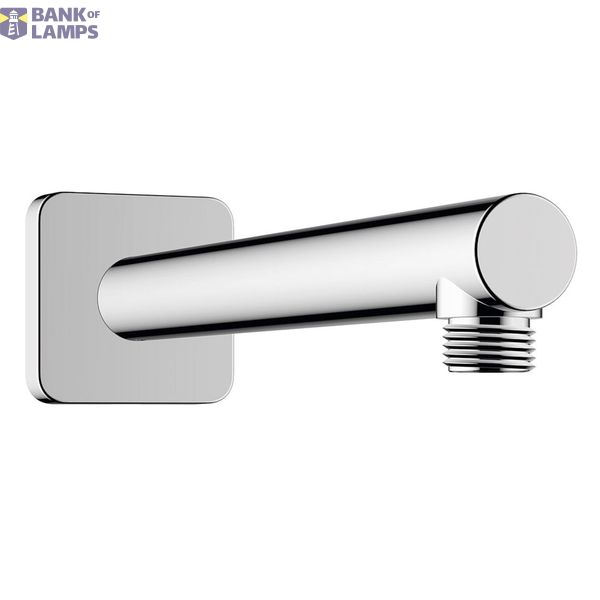 Vernis Shape shower head holder, 24cm from the wall, chrome image 1