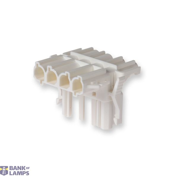 Distribution block 3 phase, 6x1 OUTPUT, WHITE image 2