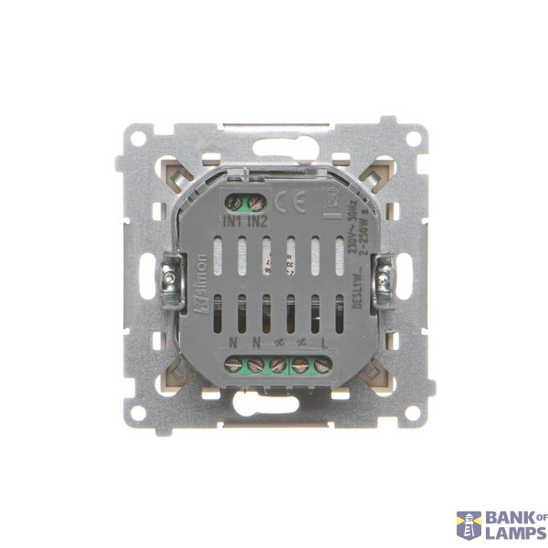 RTV final aerial socket, separated, (module), Simon 24, IP20/IP44, white image 1