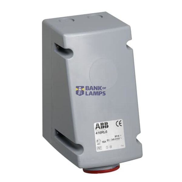 Industrial Socket Outlets for Looping, 3P+N+E, 16 A, 277/480 … 288/500 V image 1