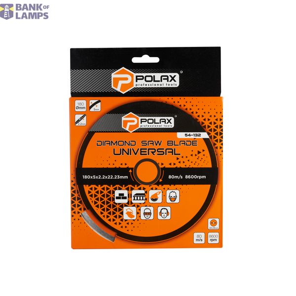 Diamond Universal Saw Blade 180х5х2.2x22.23 image 3