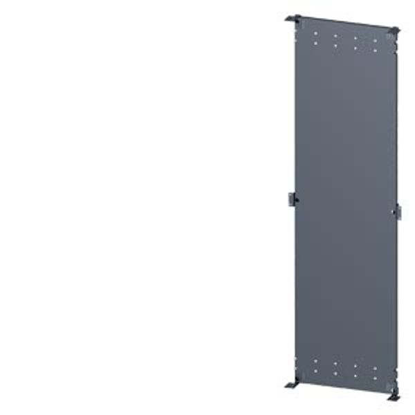 SIVACON, mounting plate, for cabinet rear panel, perforated, H: 2000 mm, W: 600 mm, zinc-plated image 1